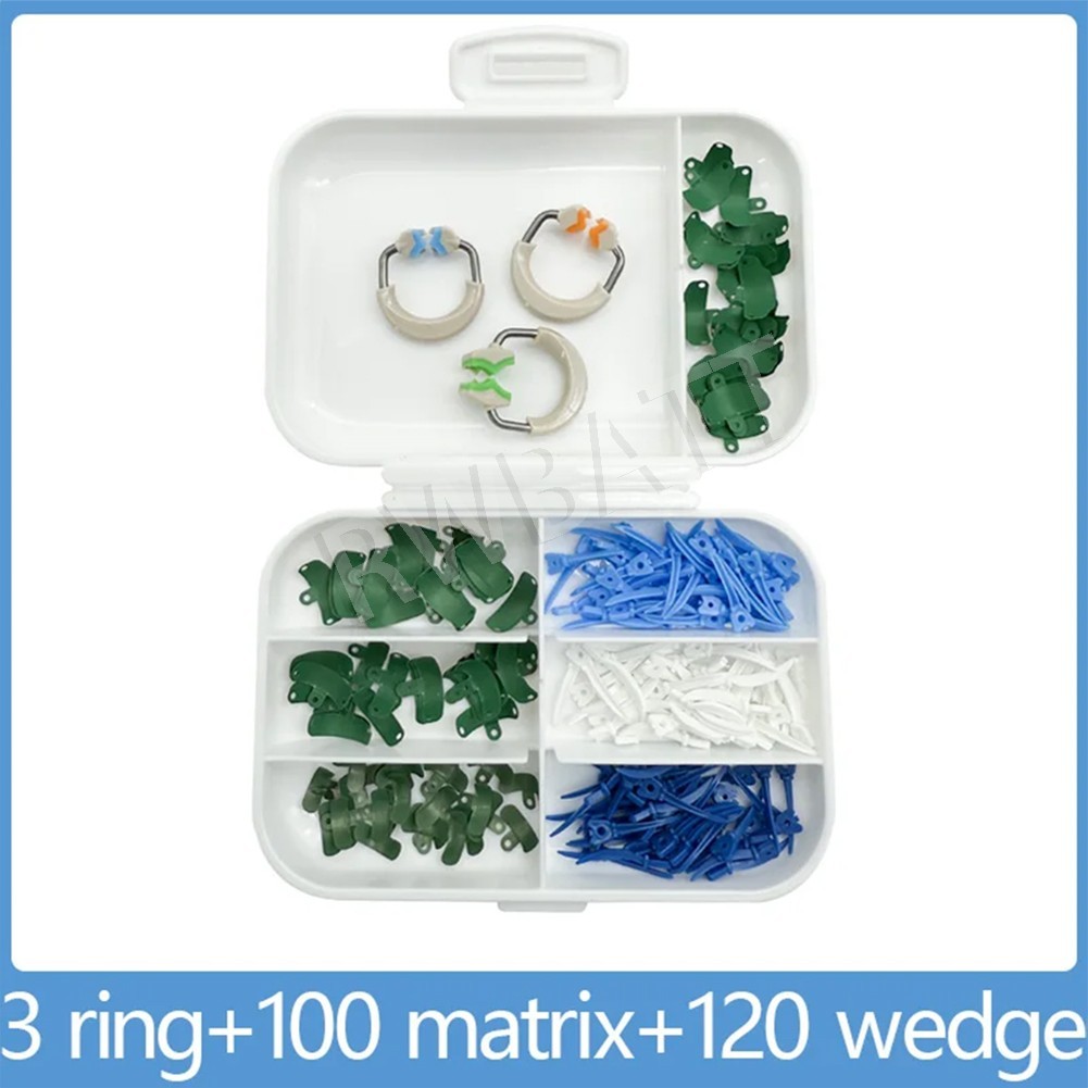 Dental Matrix Bands Ring Sectional Matrice Clamp Wedges Fit Garrison Palodent V3