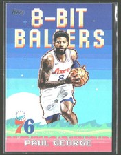 Paul George 2025-26 Topps #8B-7 8-Bit Ballers Philadelphia 76ers