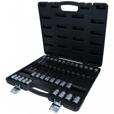 KS Tools 1/2" Bit-Stecknuss-Satz für Innensechskant-Schrauben 30-tlg Werkzeug