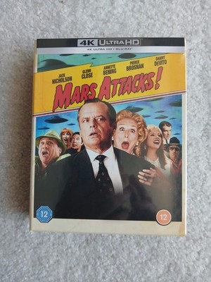 Mars Attacks 4k Blu-ray Steelbook Limited Edition