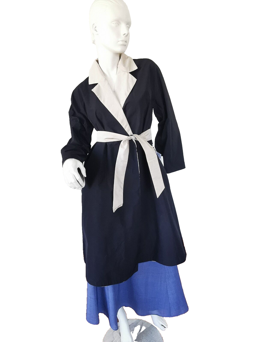 MAX MARA🌟 Reversible Trench Coat Usa4_ It38_ De34_ Uk6_ Fr36 | eBay