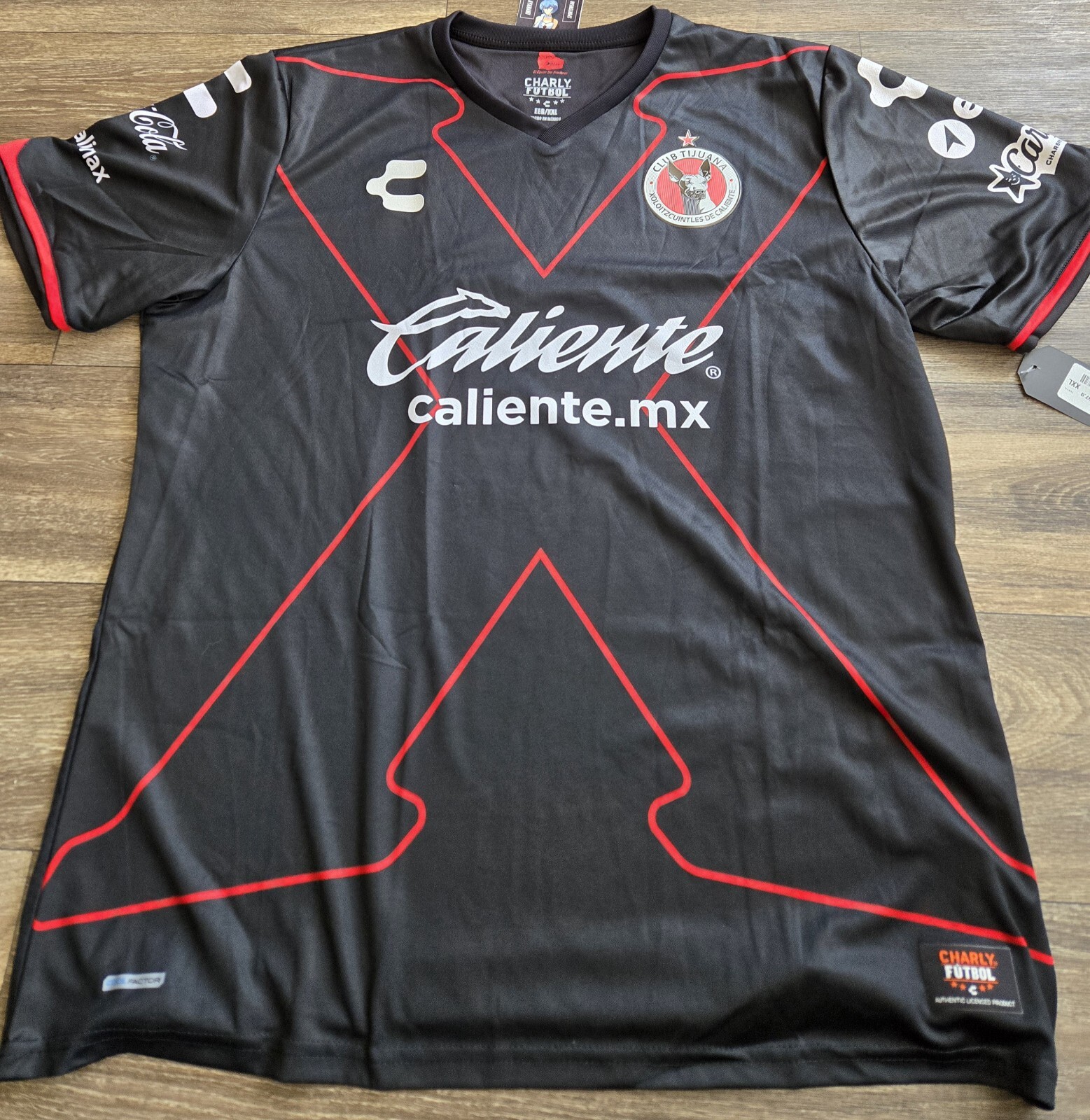 NWT Charly Club Tijuana Xolos 17/18 Third Futbol Soccer Jersey Mens Size 2XL XXL