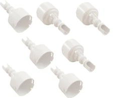 Hot Tub Basics | Waterway Mini Storm Diffuser White 218-6930 7 Pack