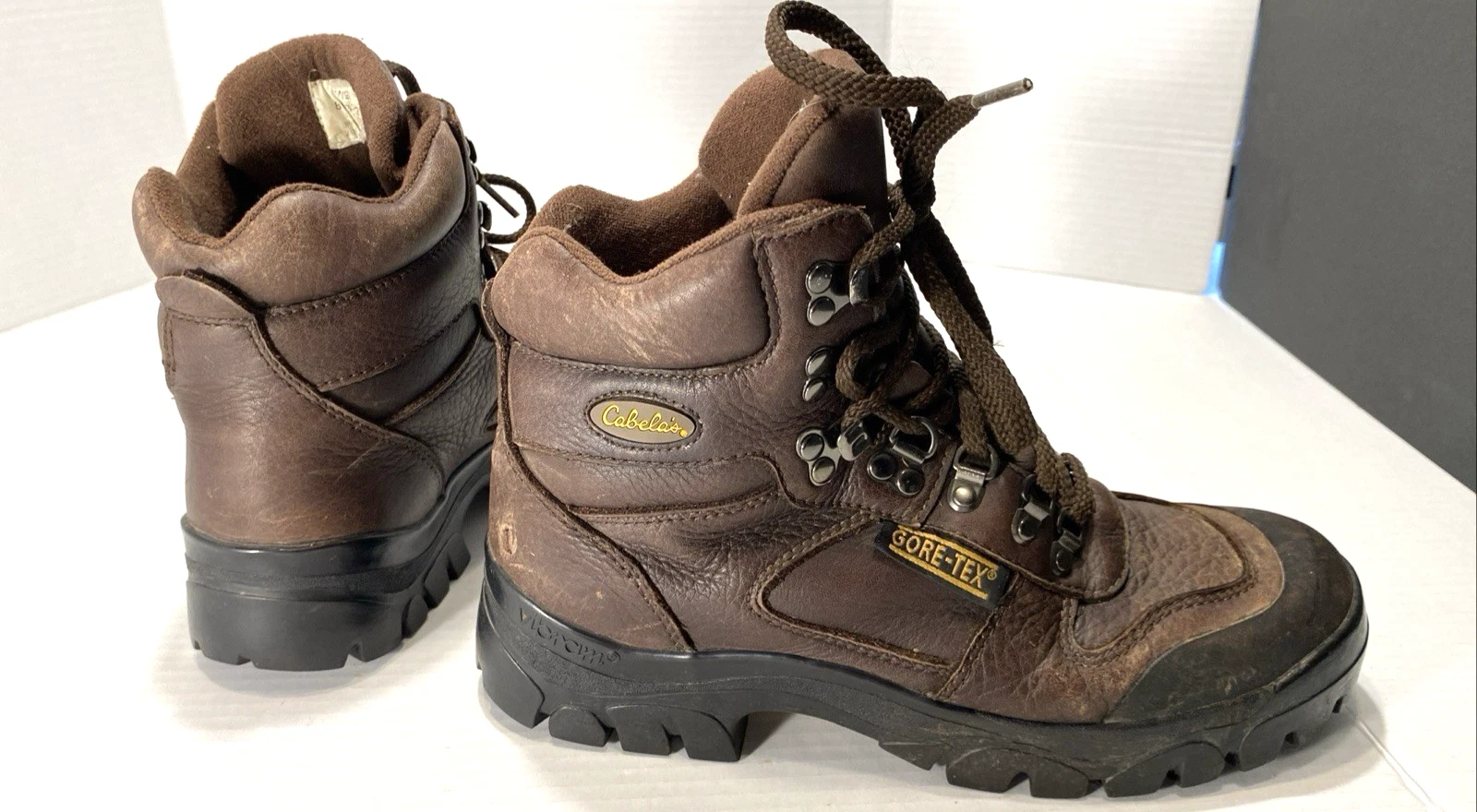 Cabela’s Gore-Tex Leather Boots Womens 9.5W 80033629 Work, Hunting, Camping