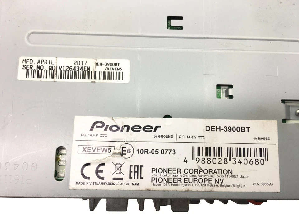 DEH-3900BT Radio Pioneer 14,4V Für MAN TGA 18.410 - Bild 4 von 4