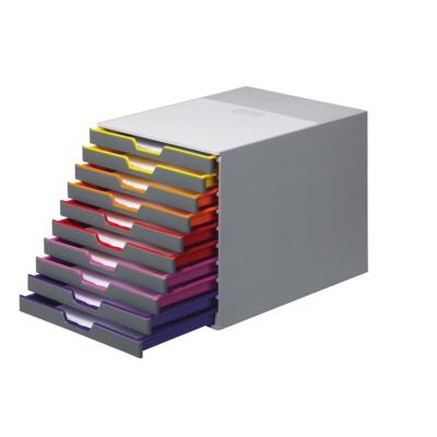 DURABLE Schubladenbox VARICOLOR 10, mit 10 Schubladen