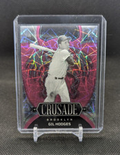 Gil Hodges #12/17 2023 Panini Chronicles Crusade Pink Velocity Parallel 15