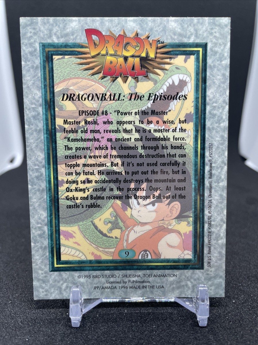 Vintage-1995-Bird Studios-Dragon Ball Z-Chromium/Refractor Card #9
