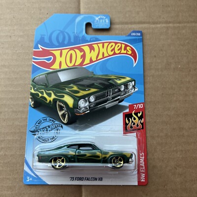 1 2020 Hot Wheels HW Flames Green  73 Ford Falcon XB