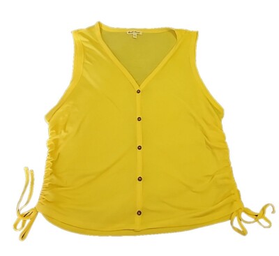 Derck Heart Plus Junior Size 3 X Yellow Tank Top