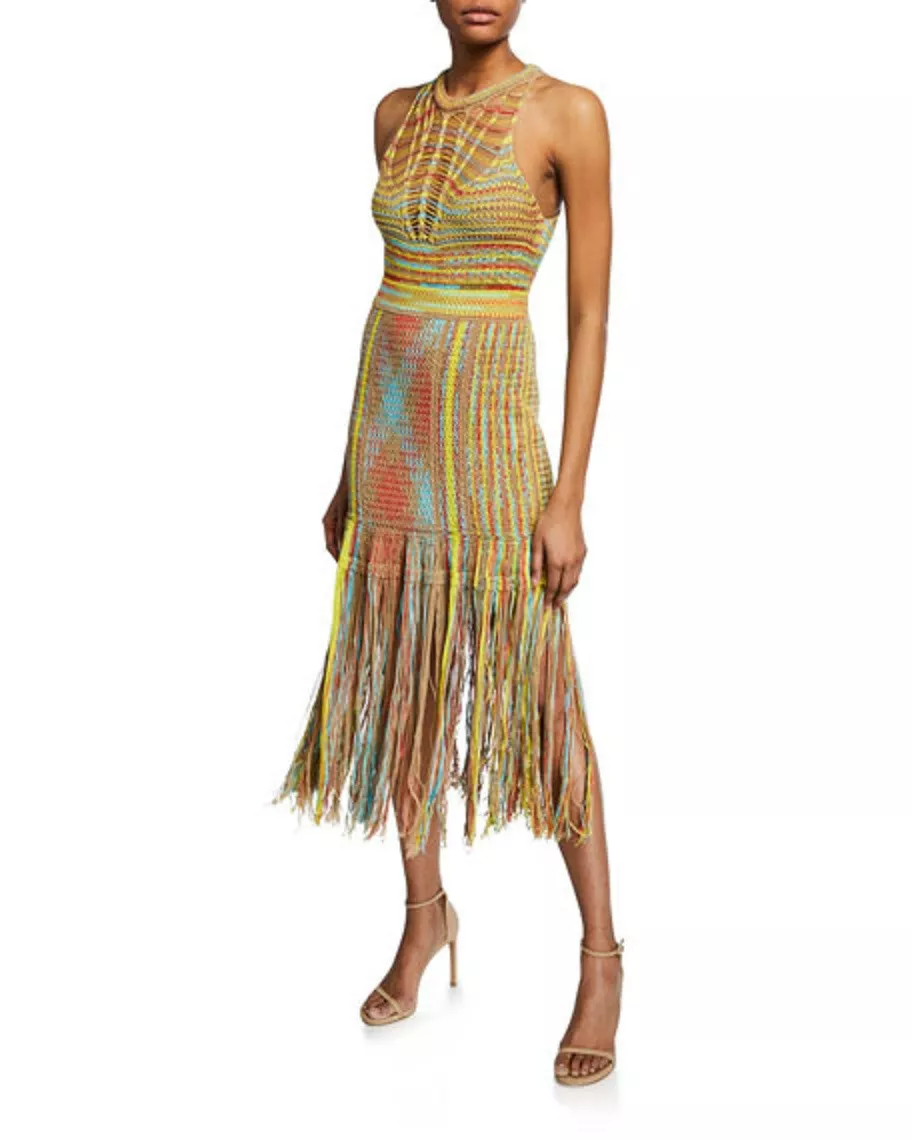 Missoni top fringe dress