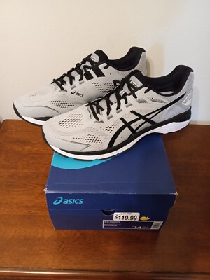 Size 14 - ASICS GT 2000 7 running shoes gray black white