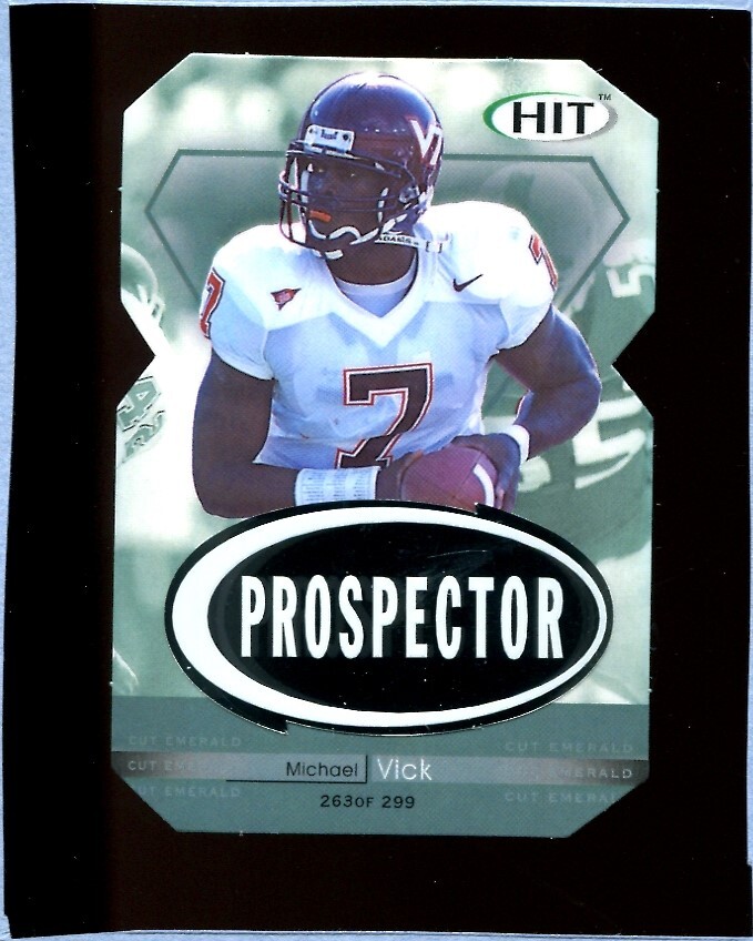 Michael Vick SA-GE Hit Pros #P14 Cut Diamond