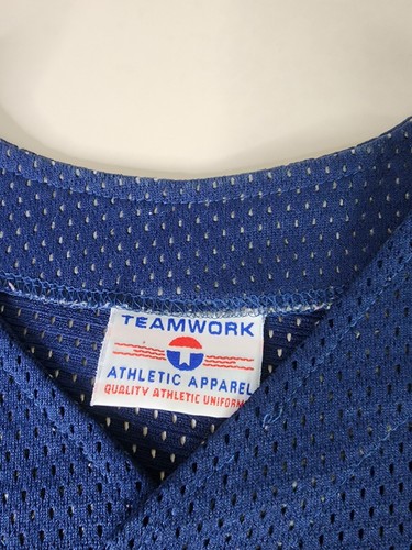 Vintage Texas Rangers Stitched Jersey Teamwork Apparel Uniform (L/XL?) #4 See - Picture 7 of 18