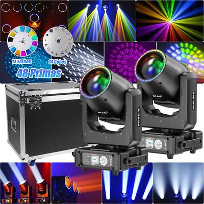 RGBW 230W 48 Prisma Moving Head Sharpy Beam Bühnenlicht DMX Strahl Lichteffekt