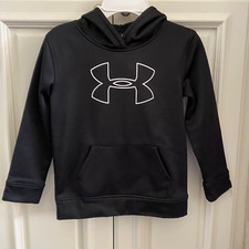 Under Armour Boy's Fleece Big Logo Hoodie Size 7