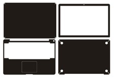 Carbon Vinyl Sticker Skin Decal for Macbook Pro MC721 MC372 373 MD103 A1286 15"