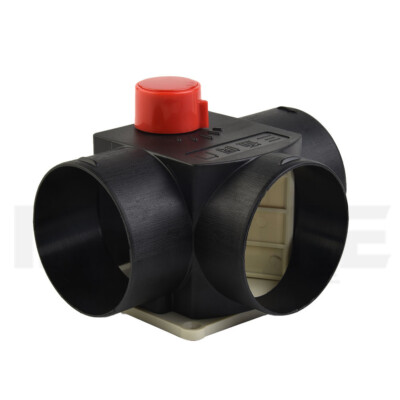 75mm 3'' Regulating Flap Valve T Branch Ducting Splitter For Eberspacher Webasto