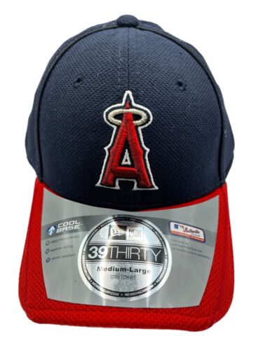 Los Angeles Angels New Era BP 39THIRTY Men's Stretch Fit Hat Size M/L 2 Tone