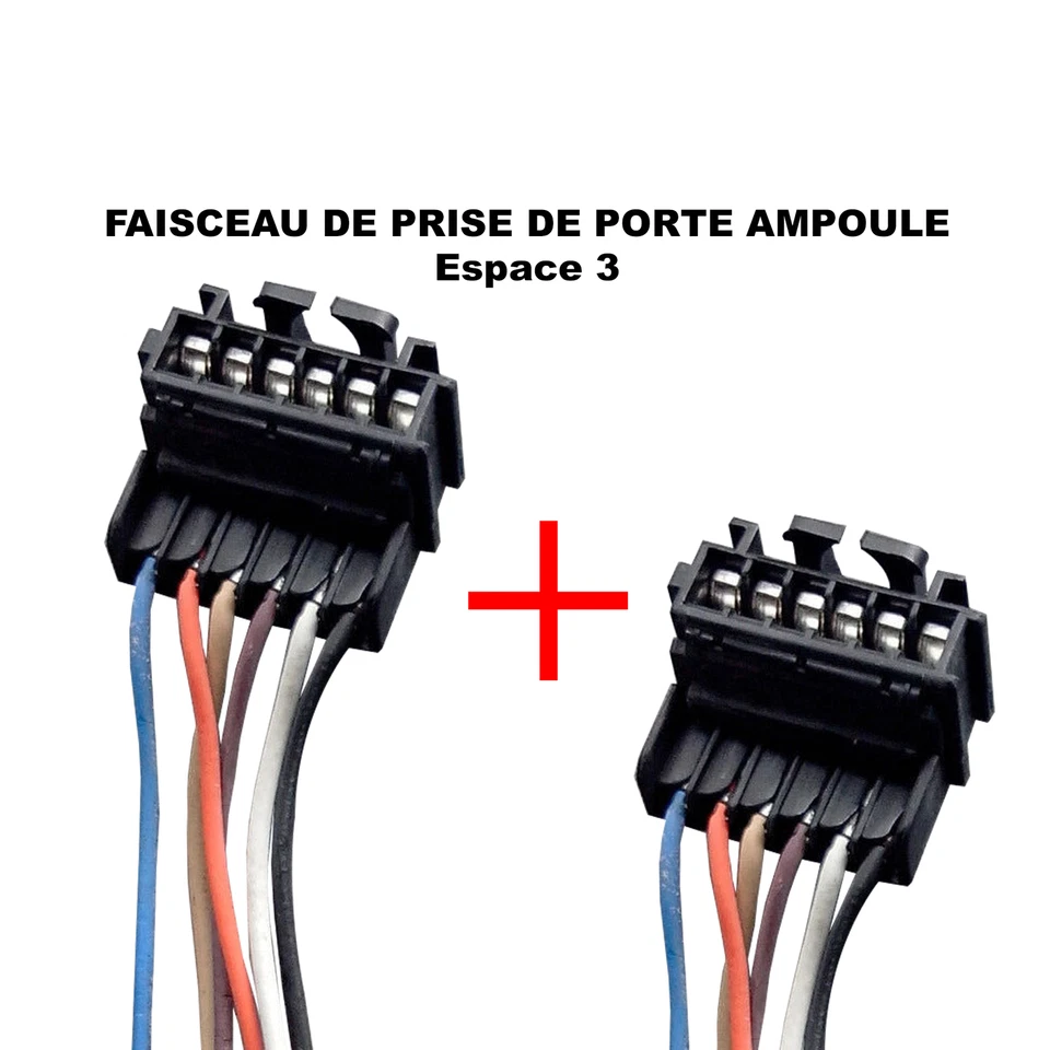 2x Repair Plug Wiring Rear Light Board for Clio 2 Kangoo - Image 3 of 4