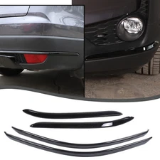 For Honda Pilot 2019-22 Gloss Black Front+Rear bumper Fog Light Lamp Cover trim