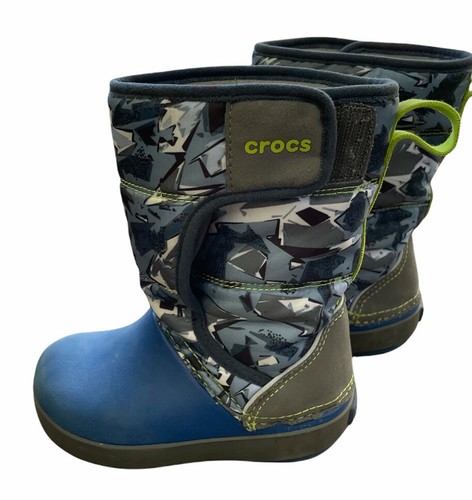 Crocs Toddler Boy Graphic Snow Boot 