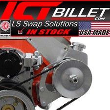 Bbc Power Steering Pump Bracket - Electric Water Pump Billet Big Block Chevy 454