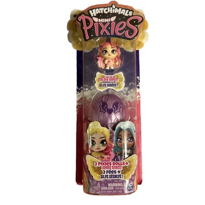 Hatchimals Mini Pixies 2 Dolls Jumbo Wings