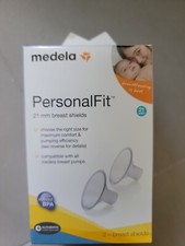 MEDELA BREASTPUMP BREASTSHIELD BREAST SHIELD SMALL 21 MM x2 RETAIL SEALED