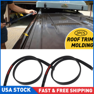 For 07-21 Tundra Crew Max Left & Right Roof Drip Molding 75552-0C060 75551-0C060