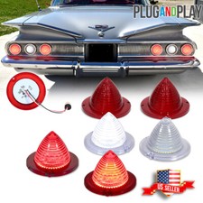 6x Rear Red Led Tail Backup Lights 1960-1961 Impala Bel Air Biscayne El Camino