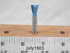 (1) NEW  3/8" D 9° Dovetail Bit Carbide Tipped Router Bit Drawer Box Jig w2