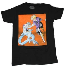 Dragon Ball Z New Adult T-Shirt - Trunks Frieza Orange Box Battle