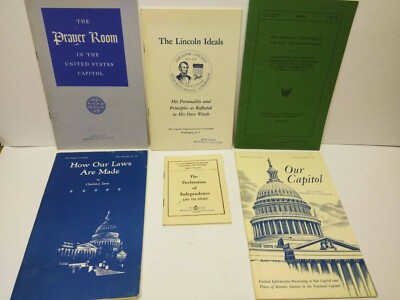 BOB DOLE EDITIONS Books The Abraham Lincoln Ideals, Prayer Room, Our Capital + 2