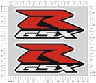 GSXR Suzuki 600 750 1000 Laminated Stickers Set Motorcycle Fairing Logo Decals