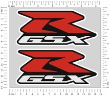 GSXR Suzuki 600 750 1000 Kit Adesivi Laminati Carena Moto Logo 