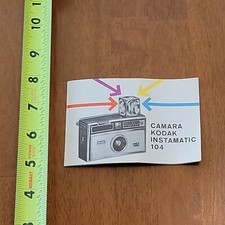 KODAK CAMERA INSTAMATIC 104 MANUAL BOOKLET INSTRUCTION VINTAGE 10