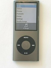 Apple iPod Nano 4th Generation Black 8 GB MB754LL/A1285 TESTED/WORKING  