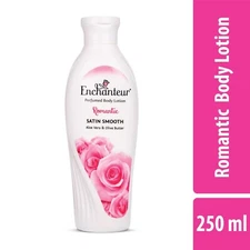 Enchanteur Romantic Perfumed Body Lotion with Aloe Vera & Olive Butter for Satin