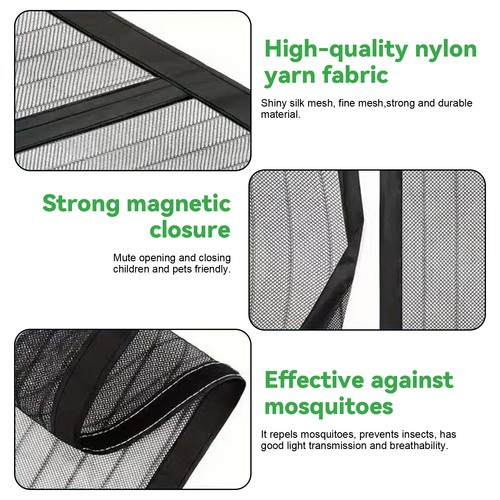 Magnet Fliegengitter Fenster Insektenschutz Balkontür Fliegenvorhang Moskitonetz - Bild 8 von 16