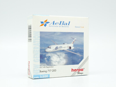 Herpa Avion Airlines 1/500 - Boeing 717 200 AeBal Aerolineas de Baleares