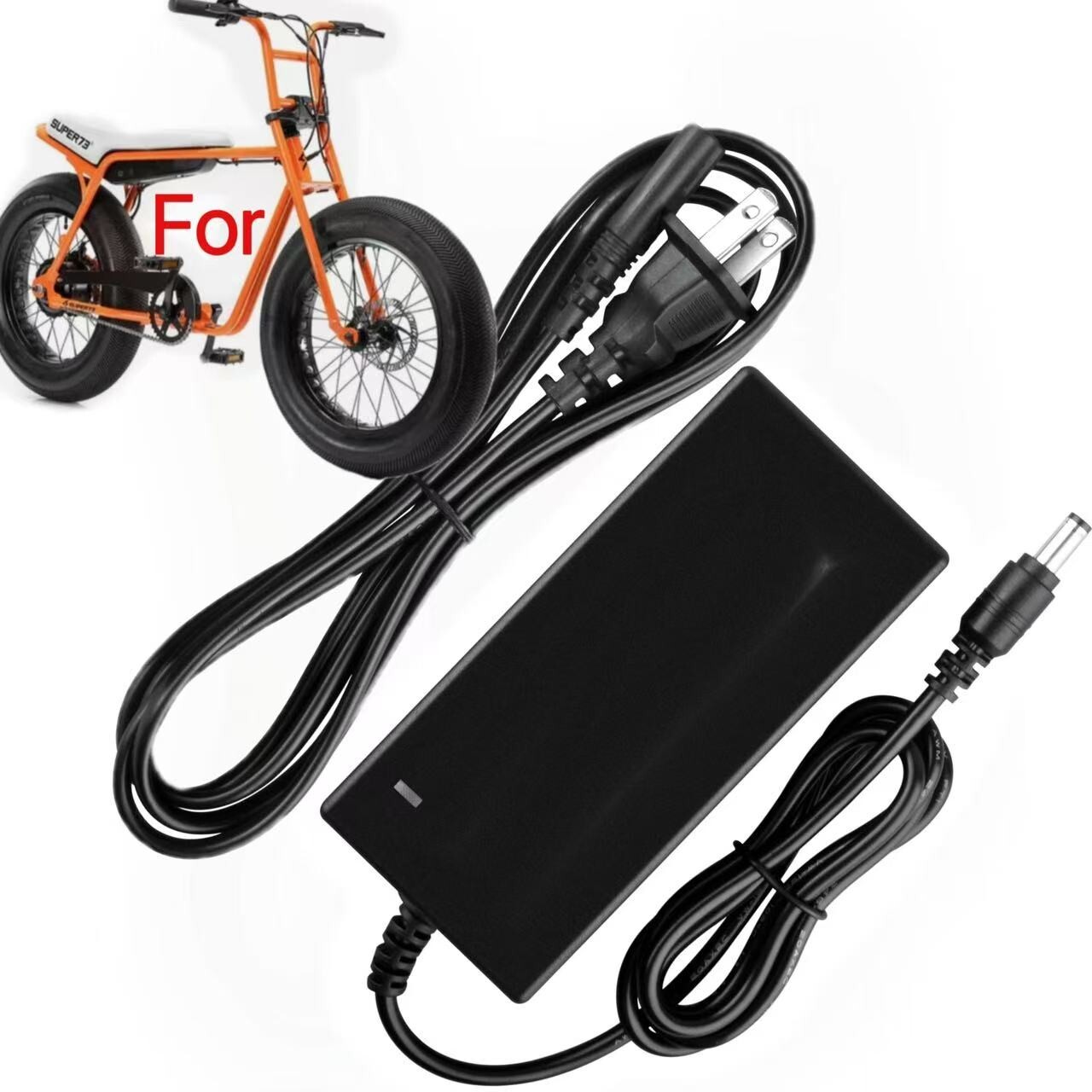 42V AC Power Adapter for SUPER73 Z1 E-Bike 36V Round Plug Charger