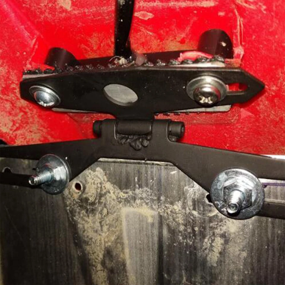 Soporte de placa eliminador de licencia negro para motocicleta 1 pieza Foto 2 de 4