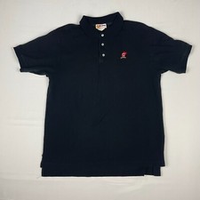 Vintage Dr Suess Universal Studios Official Black Polo Size Large Made in USA