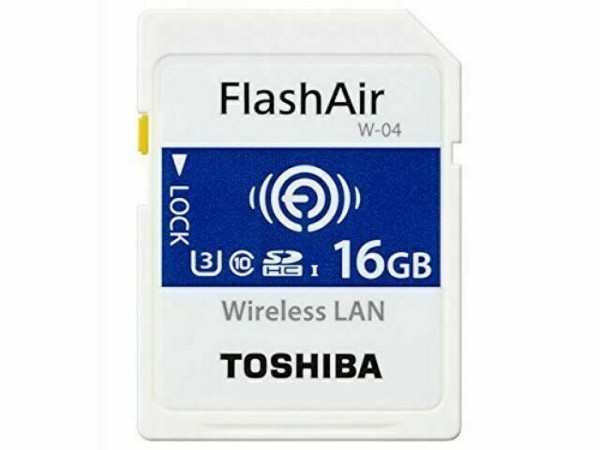 Toshiba FlashAir 4th Generation 16GB SDHC/SDXC Memory Card for