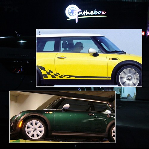 For 02-08 Mini Cooper R50 R52 R53 Amber LED Side Marker Turn Signal Lights Lamps - Picture 9 of 12