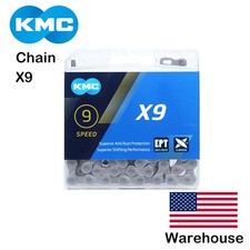 KMC X9 9-Speed Stretch-Proof Bike Chain Road MTB X9.93 fits Shimano SRAM