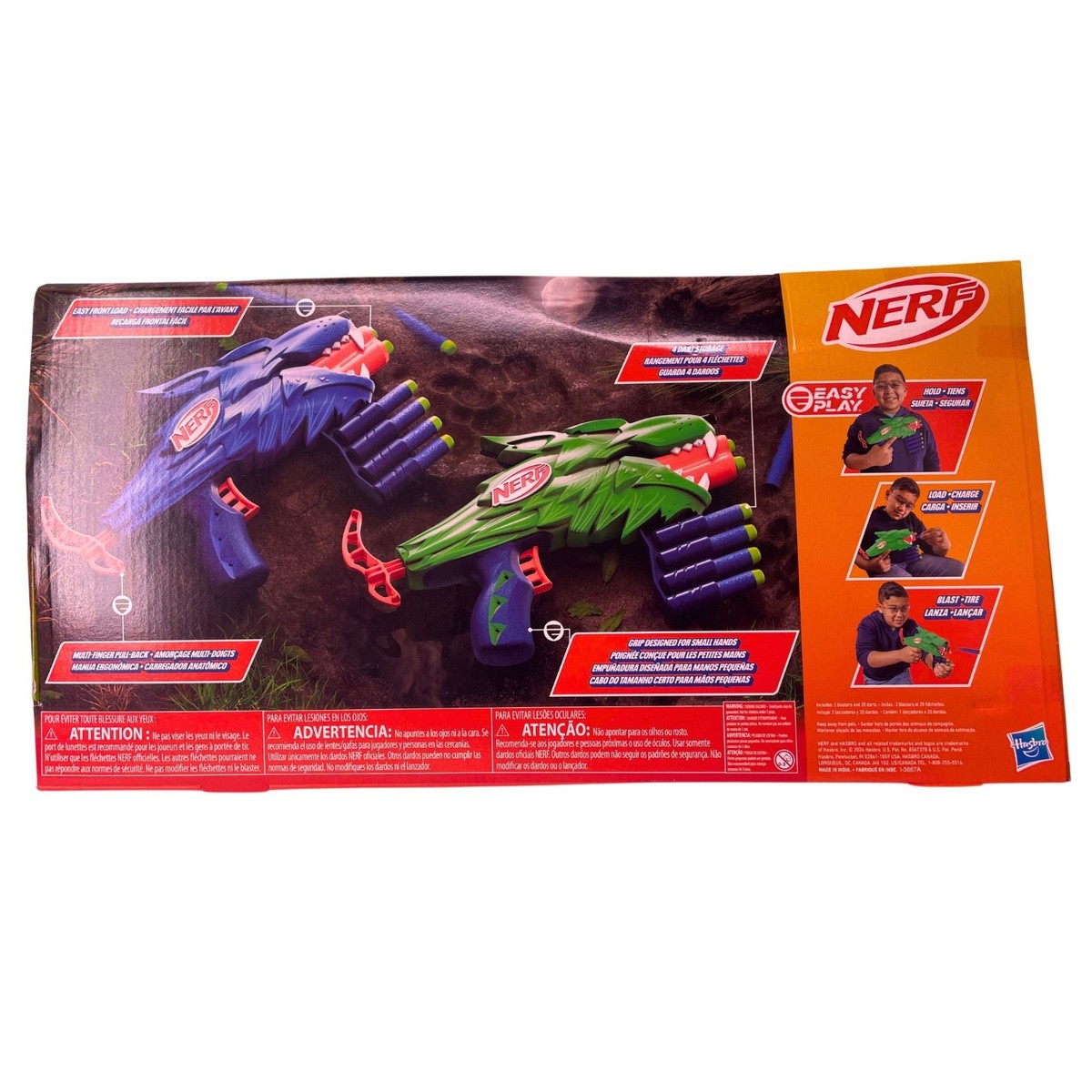 Nerf Wild Wolfpack Blaster Set 2 Pack New | eBay