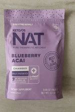 Pruvit Keto OS NAT Ketones BLUEBERRY ACAI Charged 20 Packs