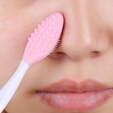 Silicone Face Brush Blackhead Remover Exfoliating Skin Cleanser Tool Set